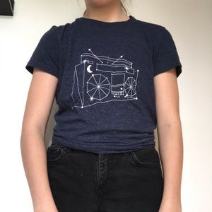 Soft Navy Blue Aeropostale Graphic T-Shirt